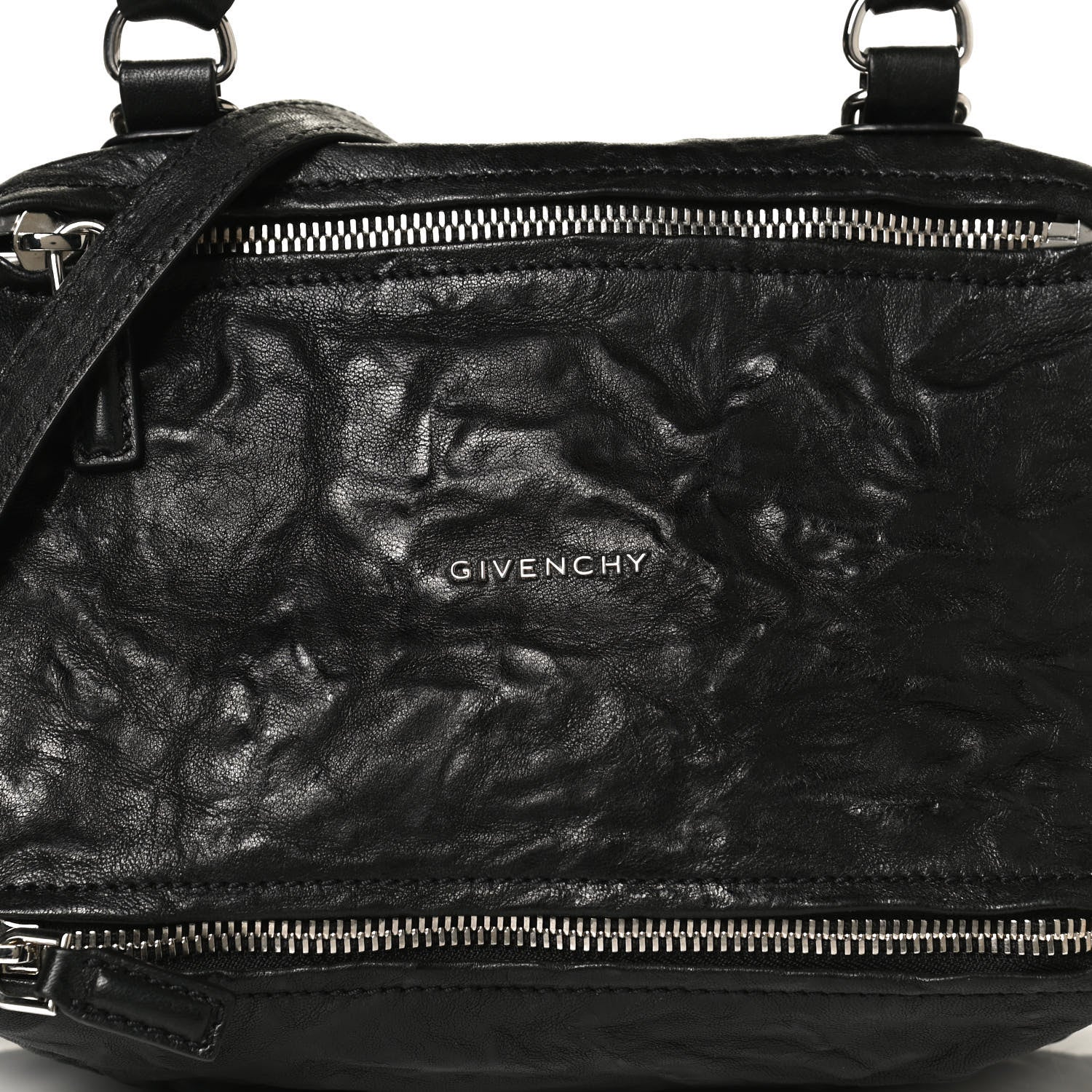 Givenchy Tumbled Sheepskin Small Pandora Black 8 of 11