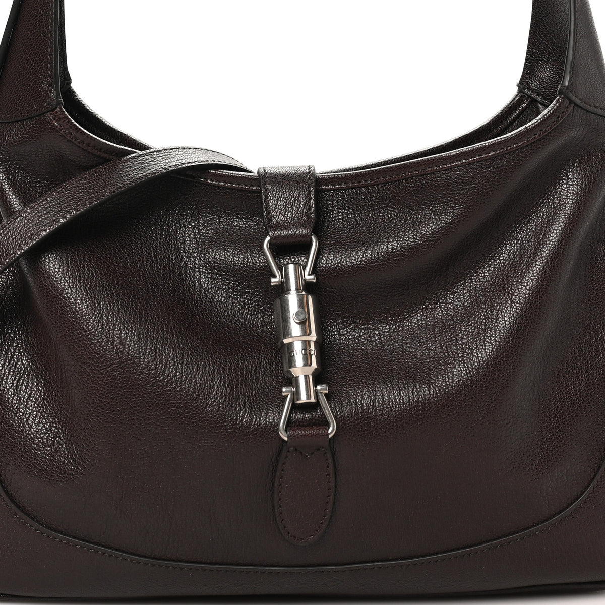 Goatskin Medium Jackie 1961 Hobo Dark Brown