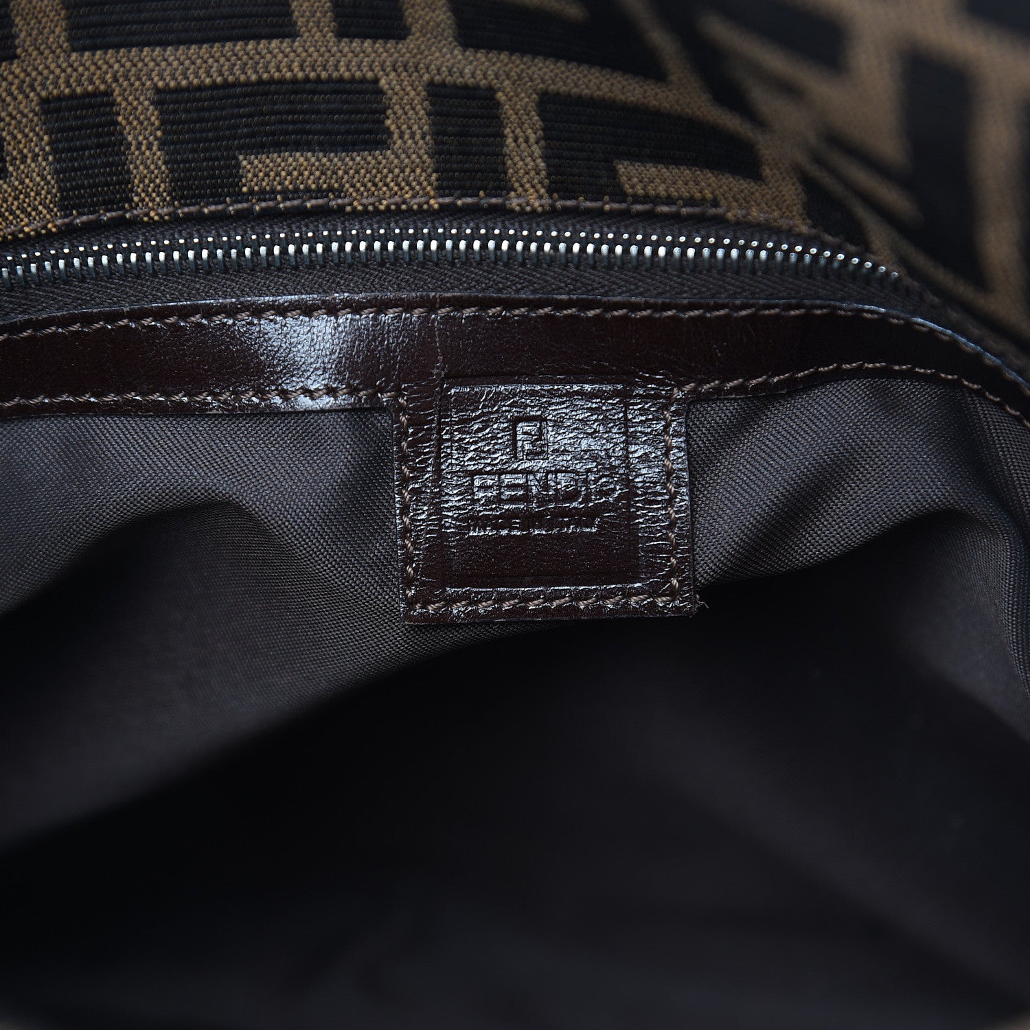 Fendi Zucca Shoulder Bag Tobacco 6 of 11