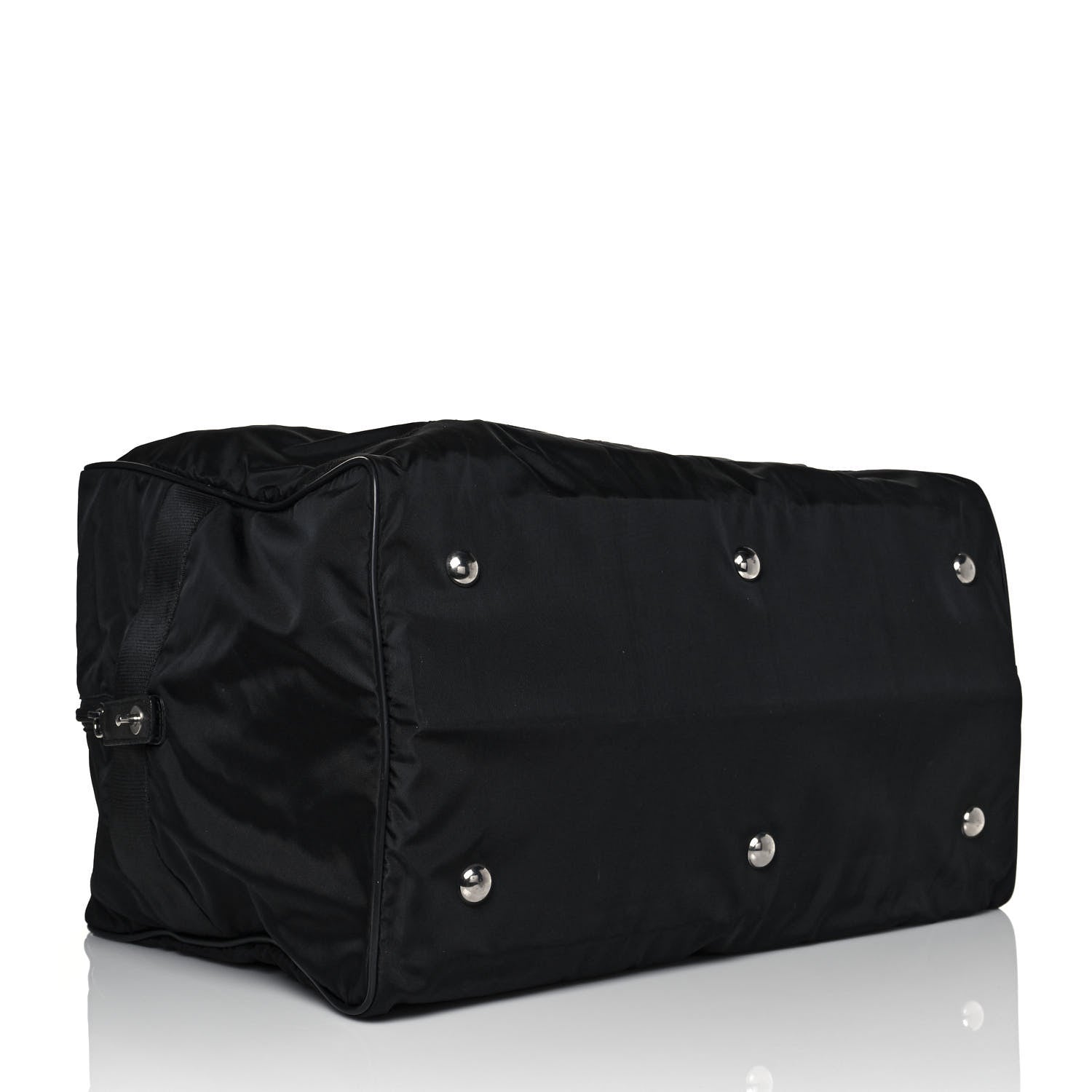 Prada Tessuto Nylon Saffiano Viaggio Carry On Travel Bag Black 4 of 13