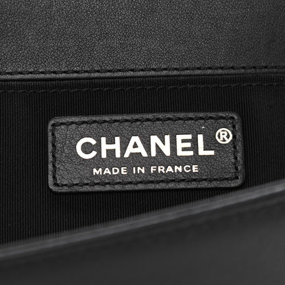 Chanel Lambskin Quilted Medium Boy Flap Black 6 of 10