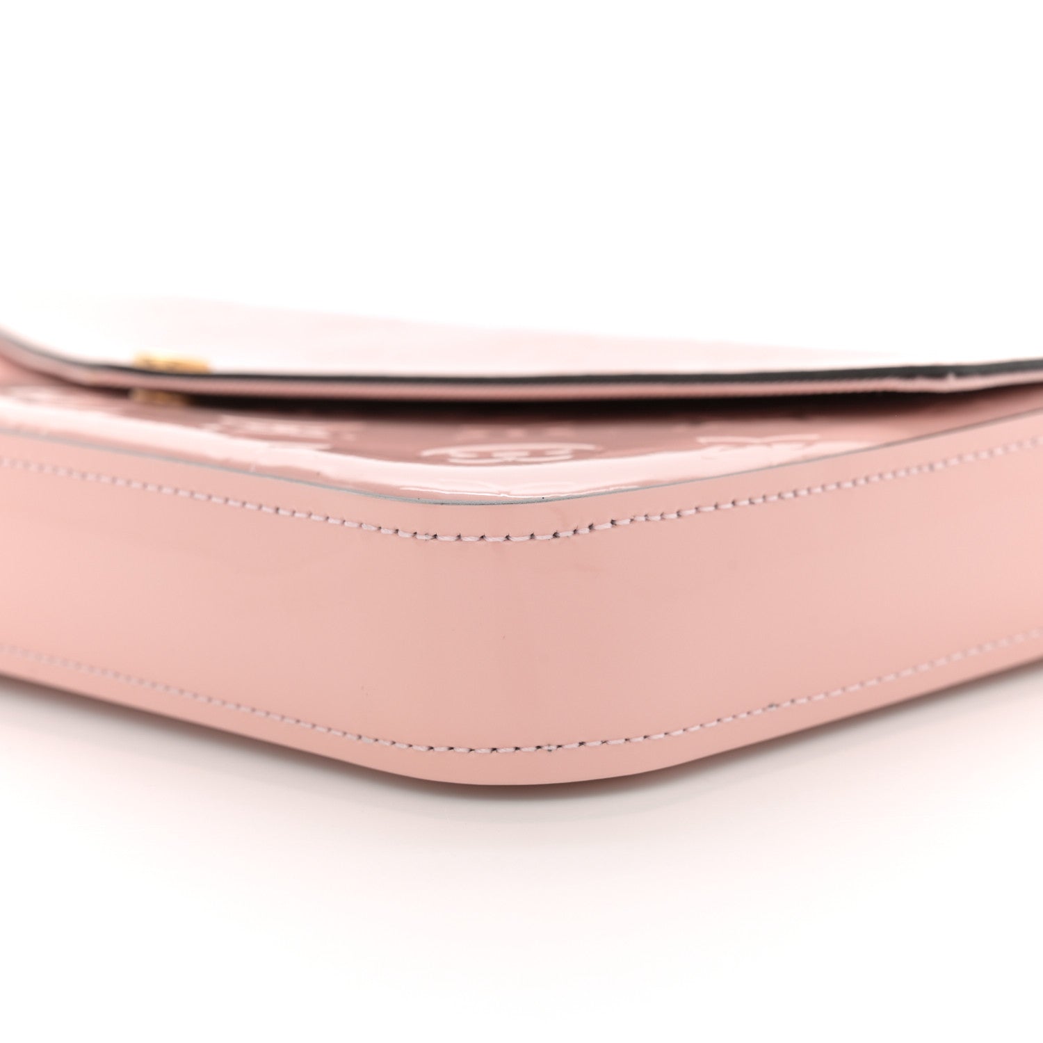 Louis Vuitton Vernis Felicie Chain Wallet Rose Ballerine 11 of 12