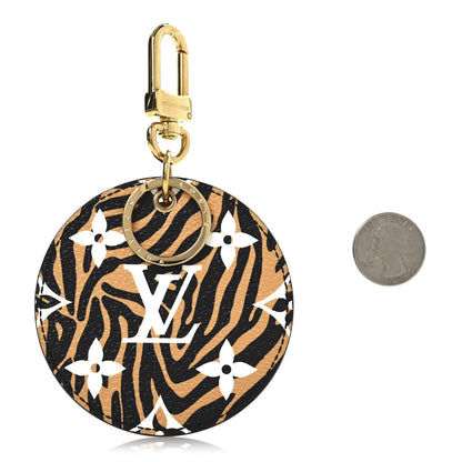 Louis Vuitton Monogram Giant Jungle Bag Charm Key Holder Black 2 of 3