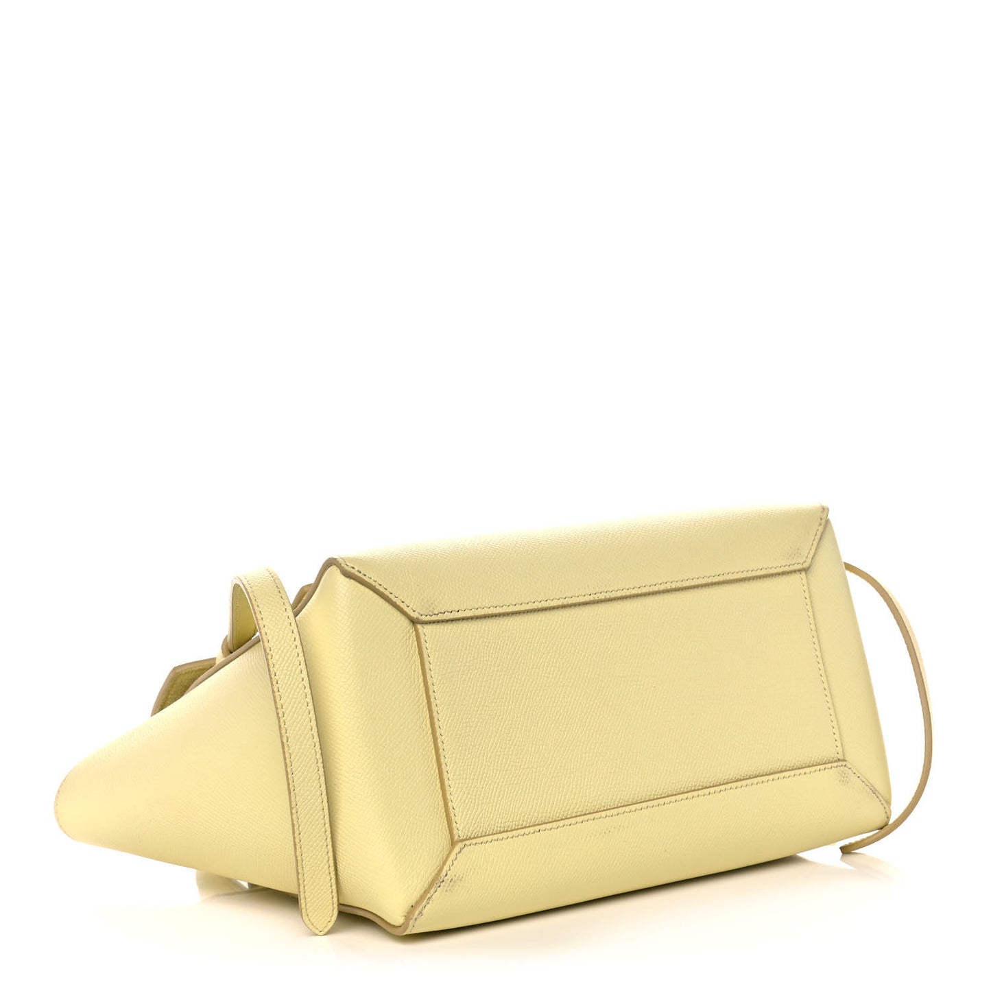 Grained Calfskin Micro Belt Bag Bergamote