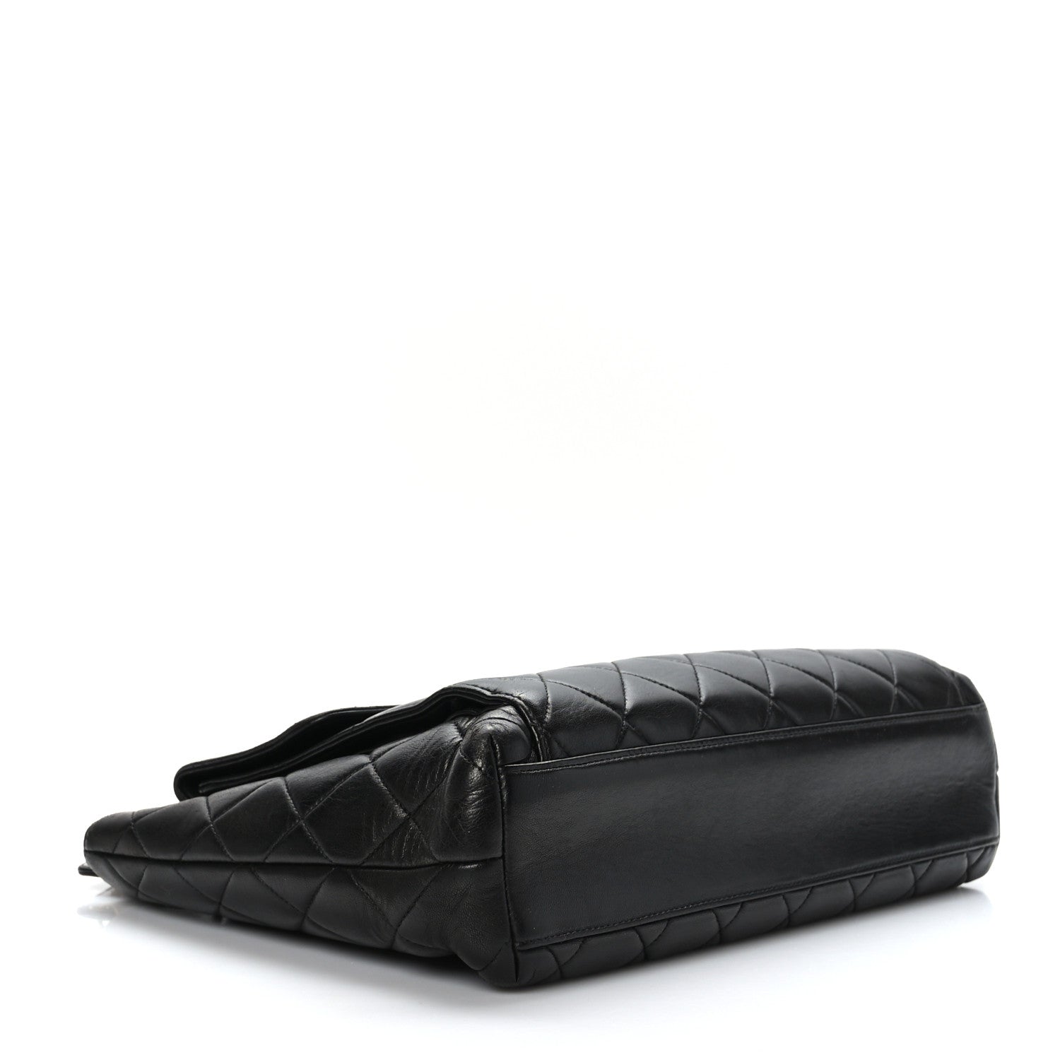 Chanel Lambskin Quilted Flap Shoulder Bag Black 4 of 8