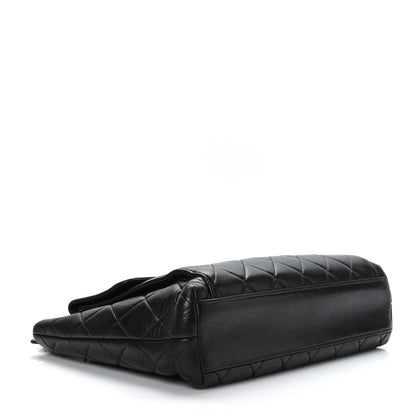 Chanel Lambskin Quilted Flap Shoulder Bag Black 4 of 8