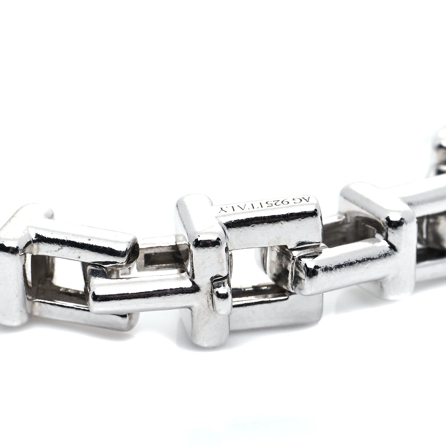 Tiffany Sterling Silver T Chain Bracelet 4 of 7