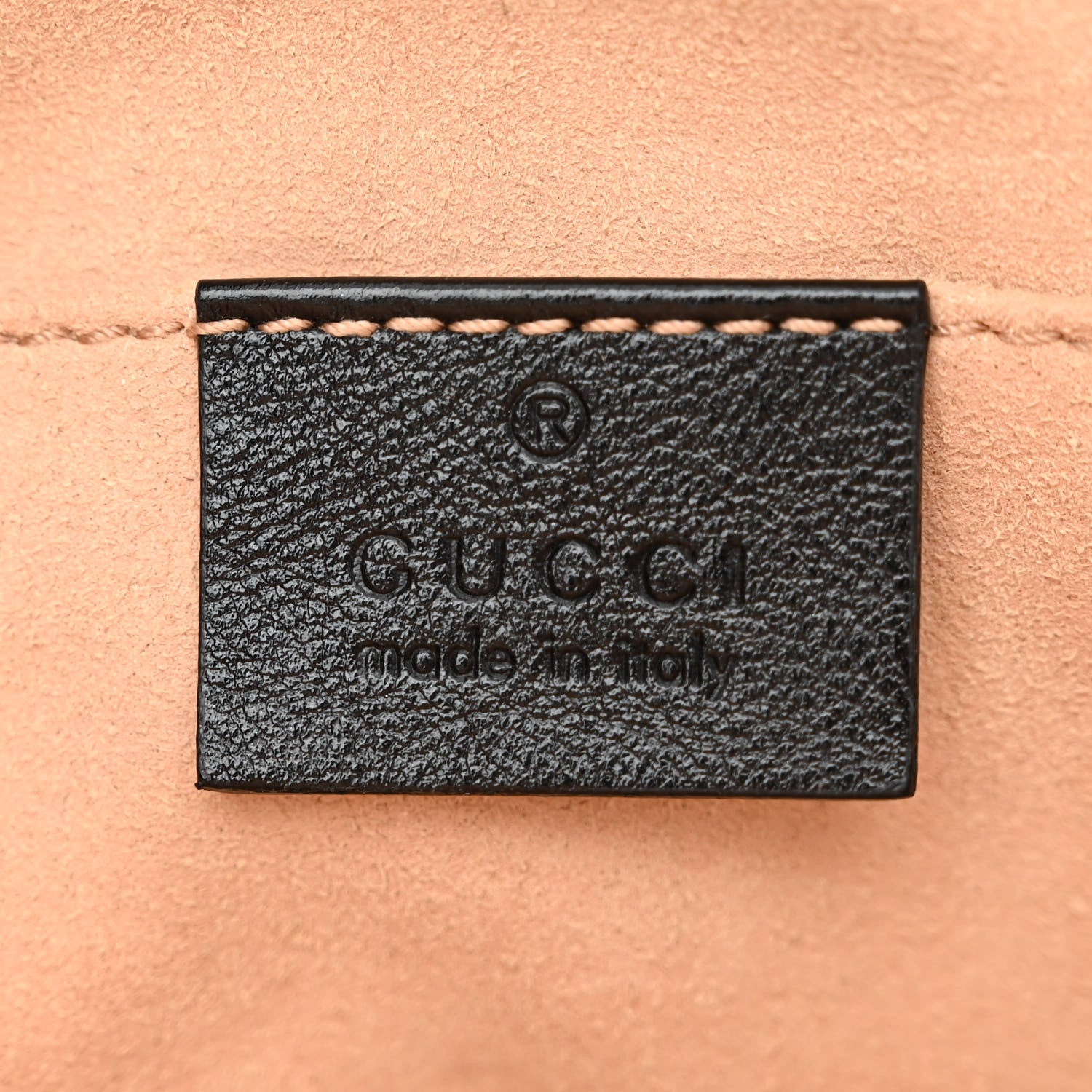 Gucci Monogram Matelasse Diagonal Small GG Marmont Chain Shoulder Bag Beige Black 6 of 11