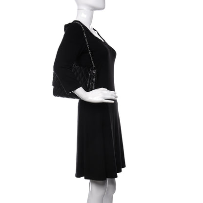 Chanel Lambskin Quilted Clutch With Chain Flap Black 2 of 11