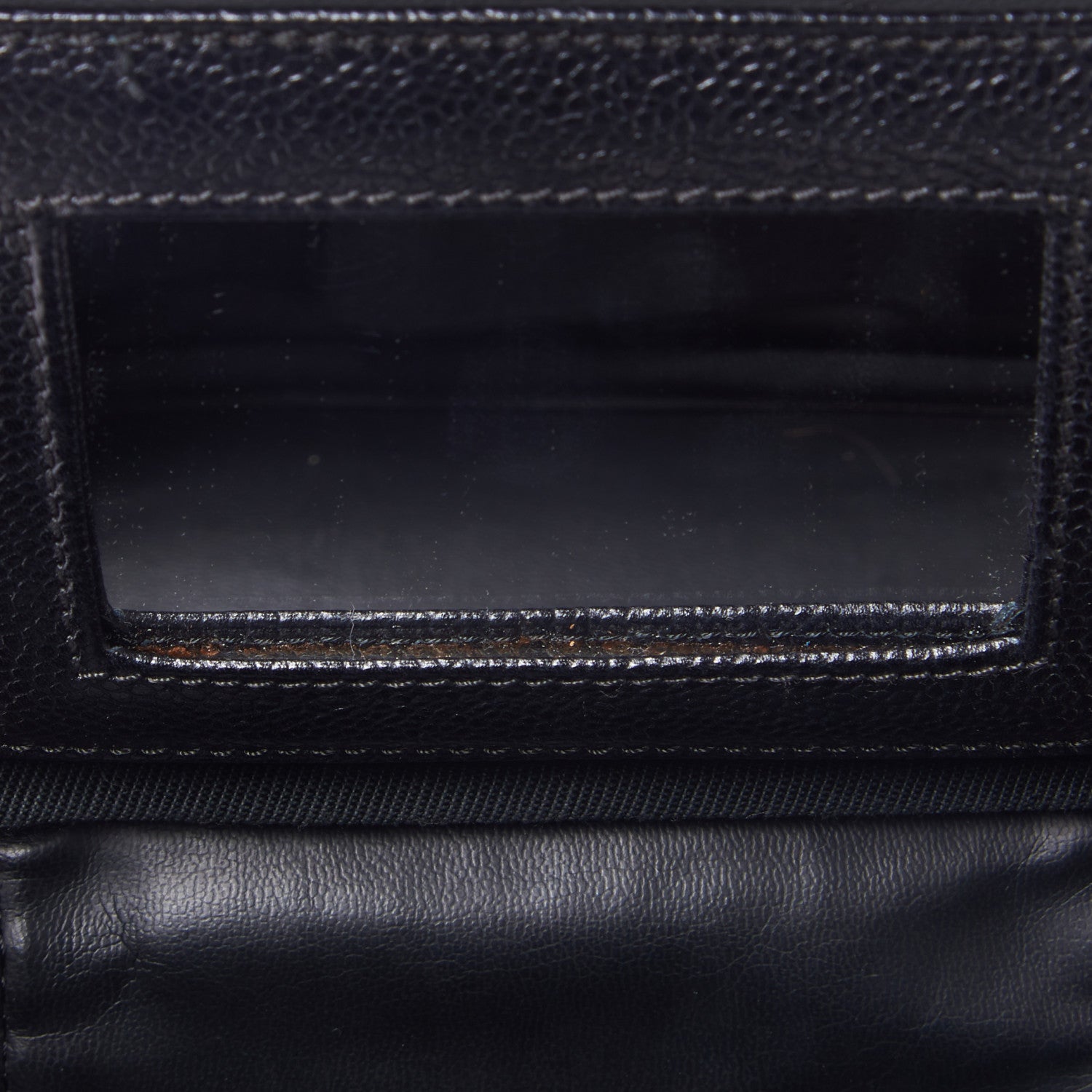 Chanel Caviar Vanity Cosmetic Case Black 7 of 10