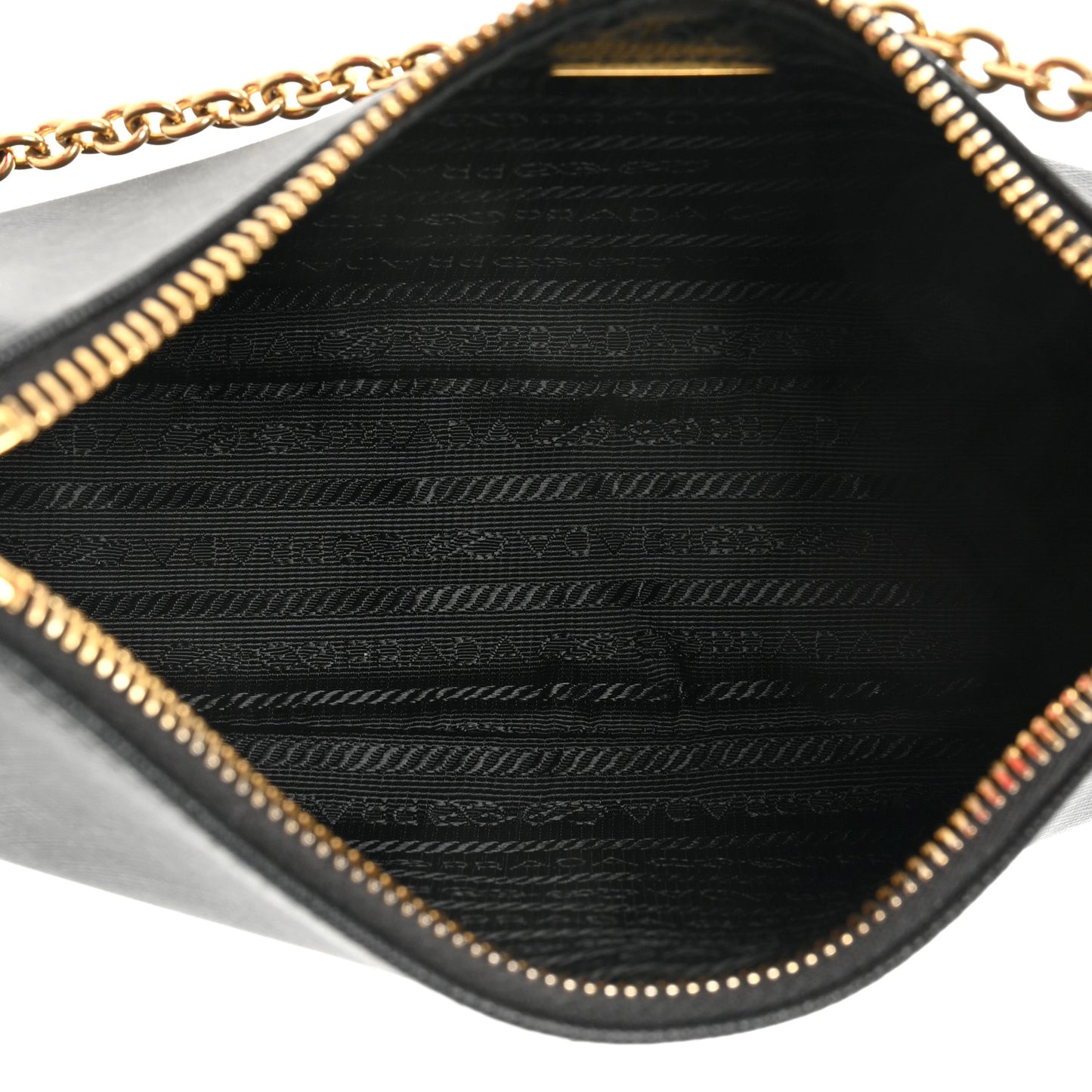 Saffiano Lux Re-Edition 2005 Shoulder Bag Black