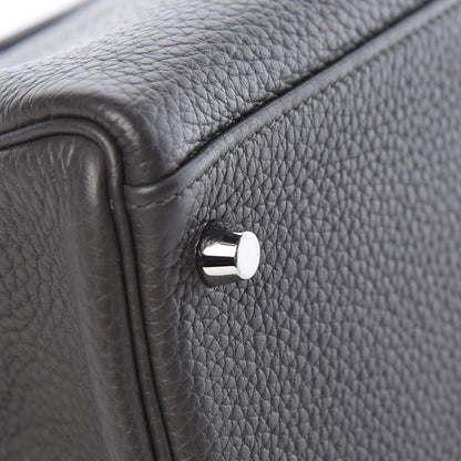 Hermes Taurillon Clemence Horseshoe Kelly Retourne 32 Graphite Tosca 8 of 41