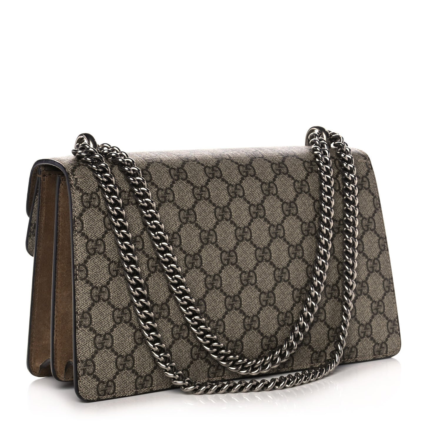GG Supreme Monogram Small Dionysus Shoulder Bag Taupe