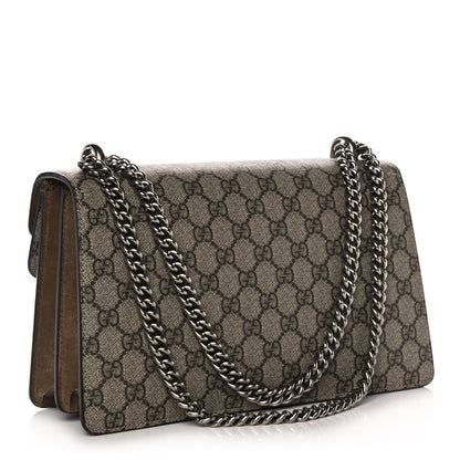 Gucci GG Supreme Monogram Small Dionysus Shoulder Bag Taupe 3 of 13