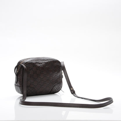 Gucci Guccissima Mini Bree Messenger Bag Chocolate 3 of 7