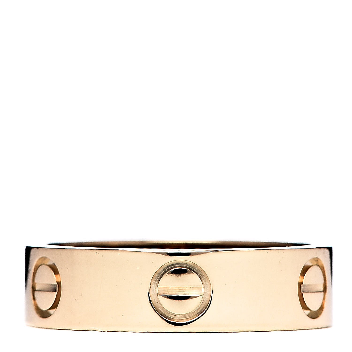 Cartier 18K Yellow Gold 5.5mm LOVE Ring 56 7.5 3 of 5