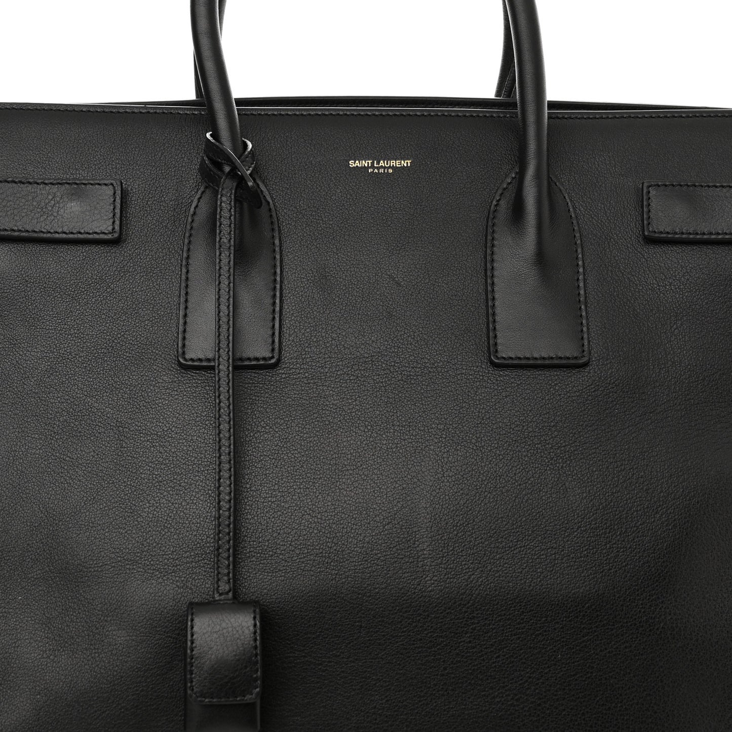 Calfskin Large Sac De Jour Carryall Black