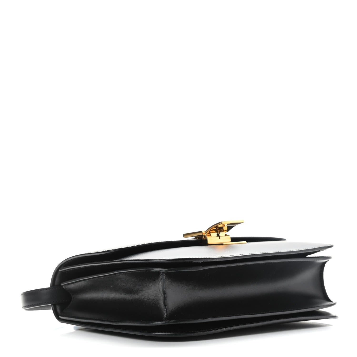 Celine Box Calfskin Medium Classic Box Flap Bag Black 4 of 12