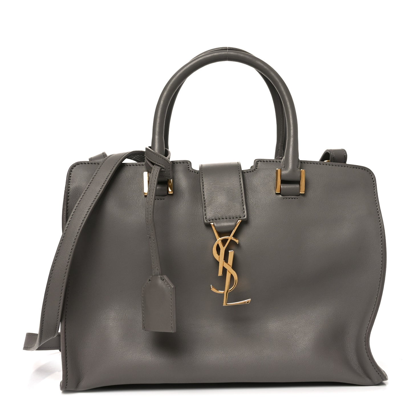 Calfskin Monogram Baby Cabas Fog