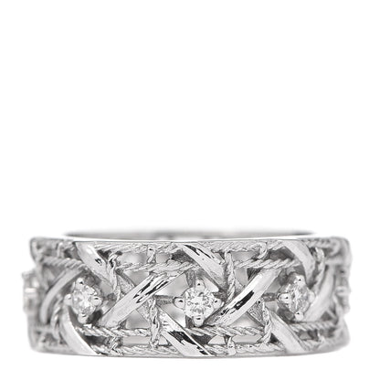 Christian Dior 18K White Gold Diamond My Dior Ring 50 5.25 3 of 4