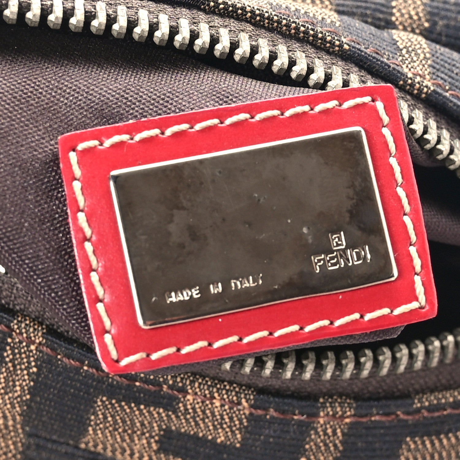 Fendi Zucca Oyster Tobacco Red 6 of 9