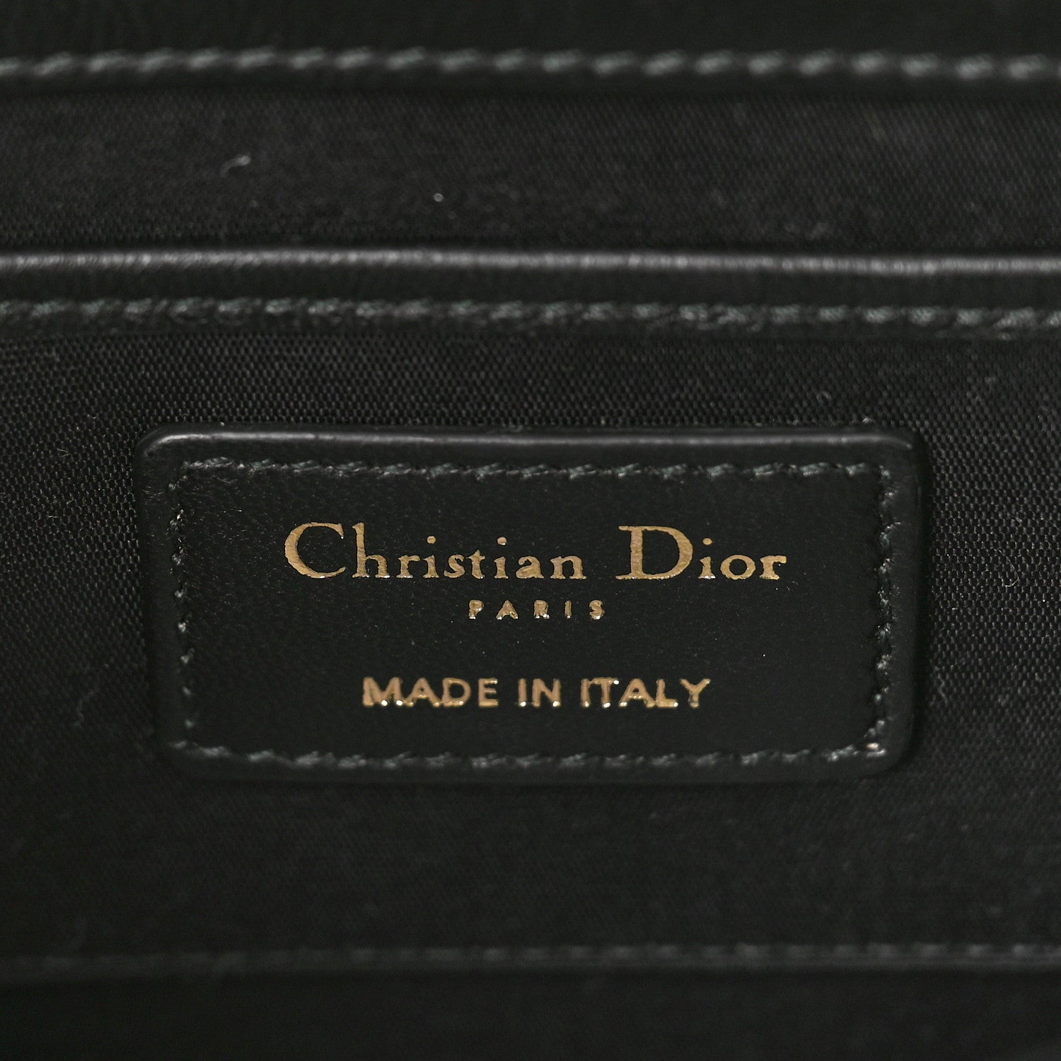 Christian Dior Lambskin Cannage Lady Dior Convertible Clutch Black 6 of 8