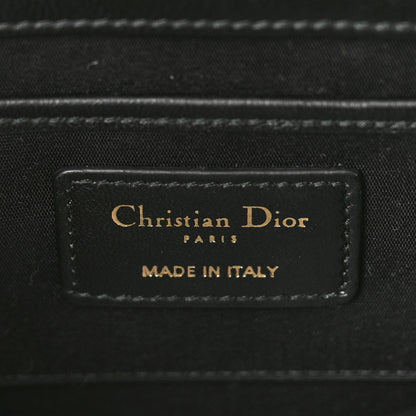 Christian Dior Lambskin Cannage Lady Dior Convertible Clutch Black 6 of 8
