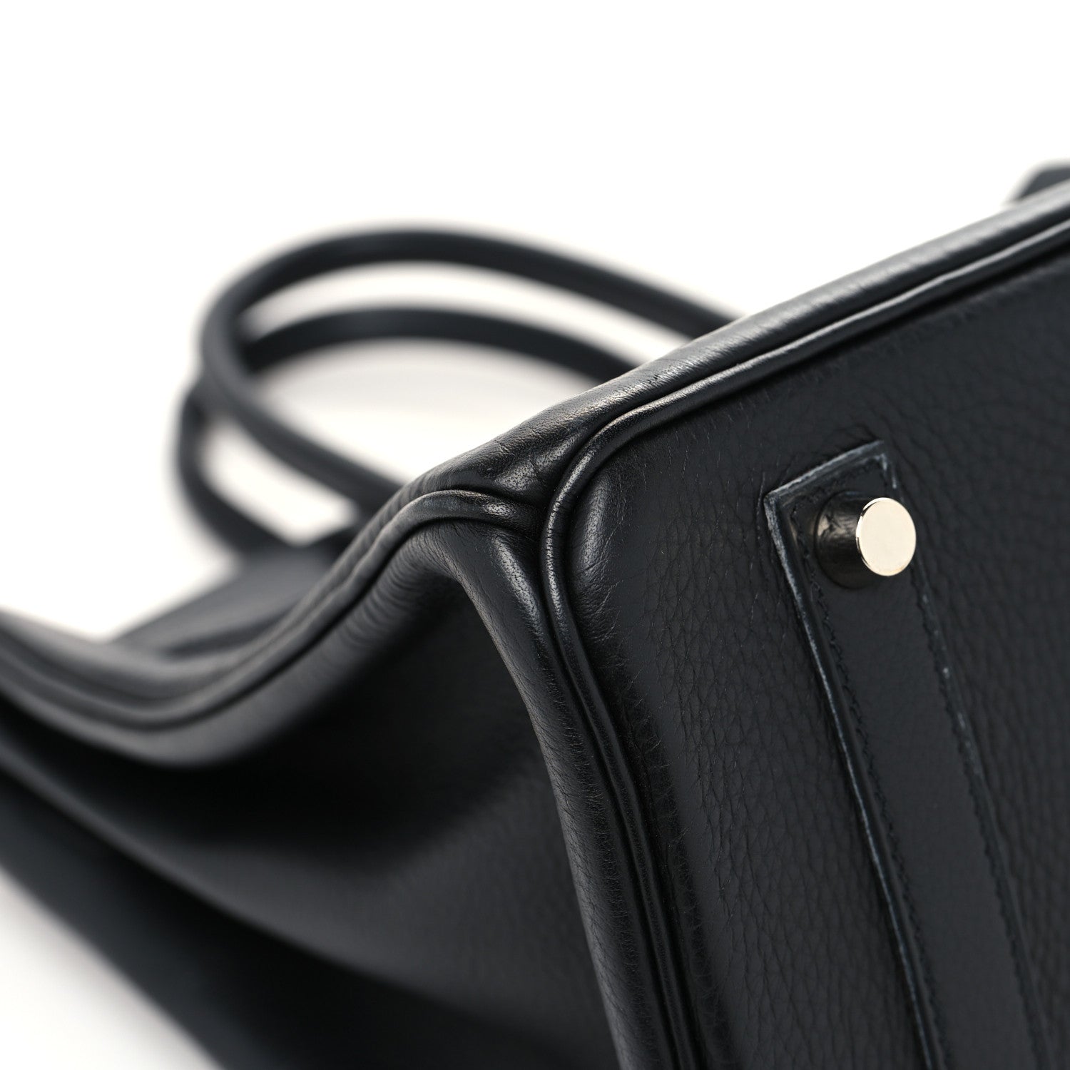 Hermes Taurillon Clemence Birkin 35 Black 9 of 13