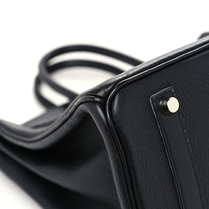 Hermes Taurillon Clemence Birkin 35 Black 9 of 13