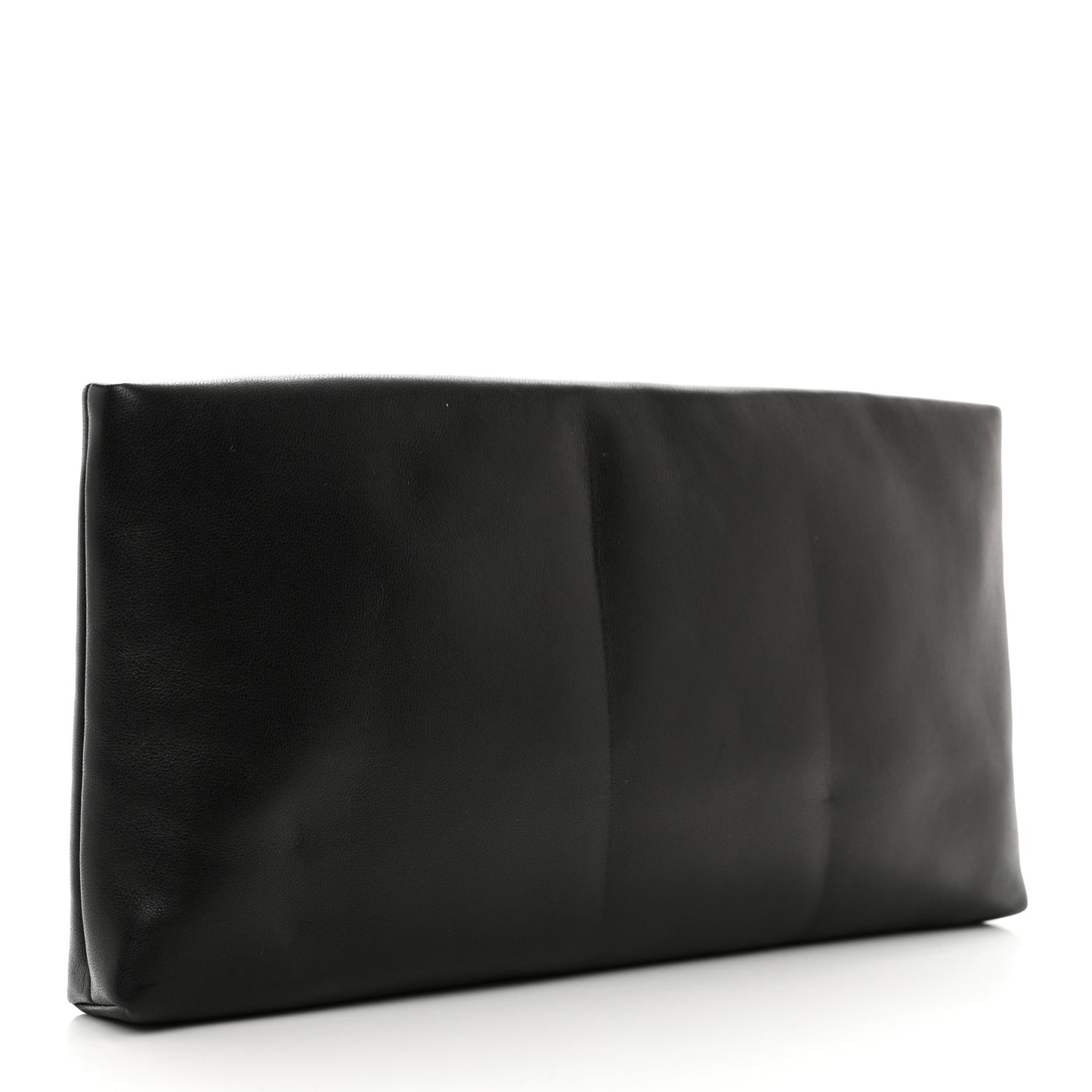 Lambskin Long Calypso Pouch Black