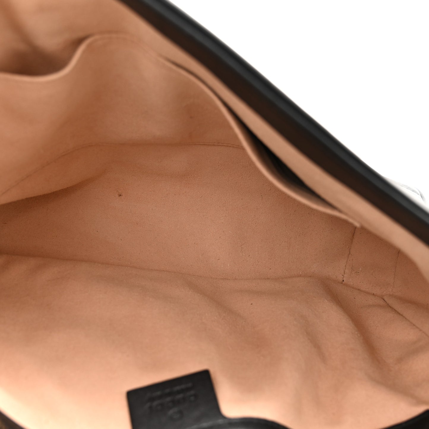 Calfskin Matelasse Medium GG Marmont Shoulder Bag Black