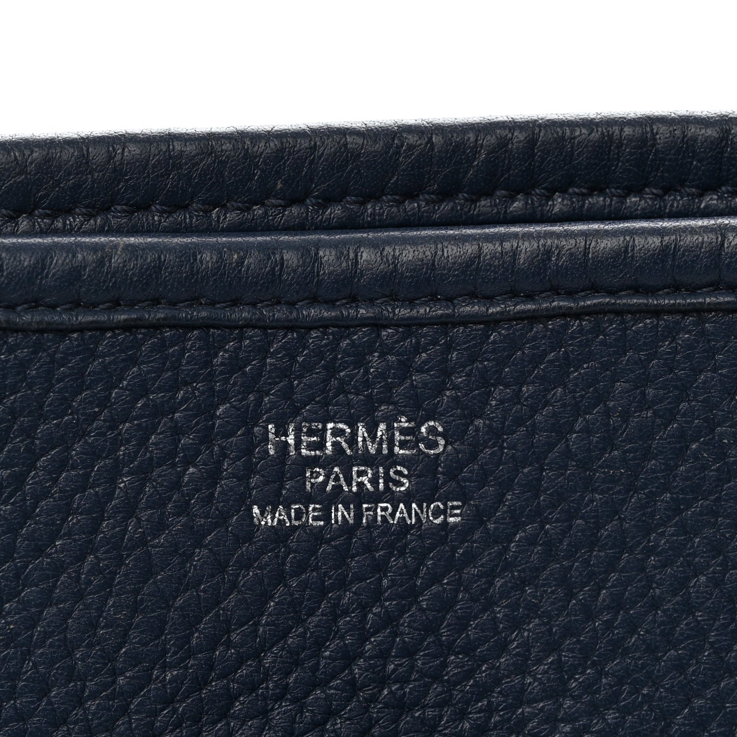 Hermes Taurillon Clemence EVELYNE III PM Bleu Saphir 6 of 11