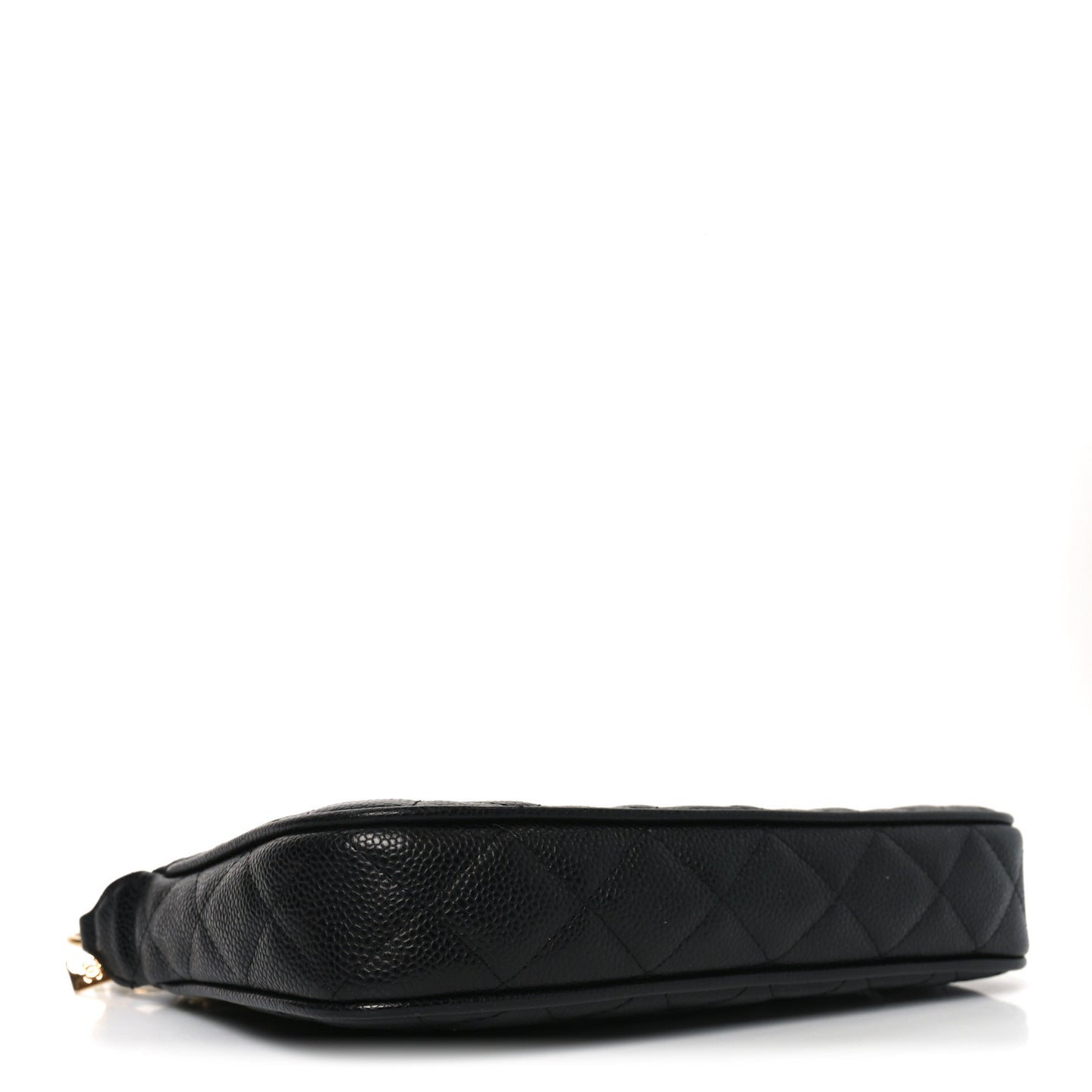 Caviar Quilted Timeless CC Shoulder Bag Black