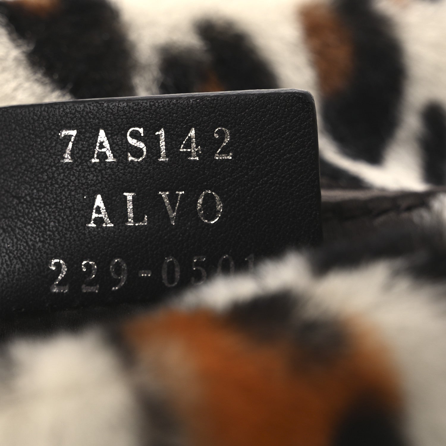 Fendi Calf Hair Leopard Print Phone Baguette Moro 7 of 11
