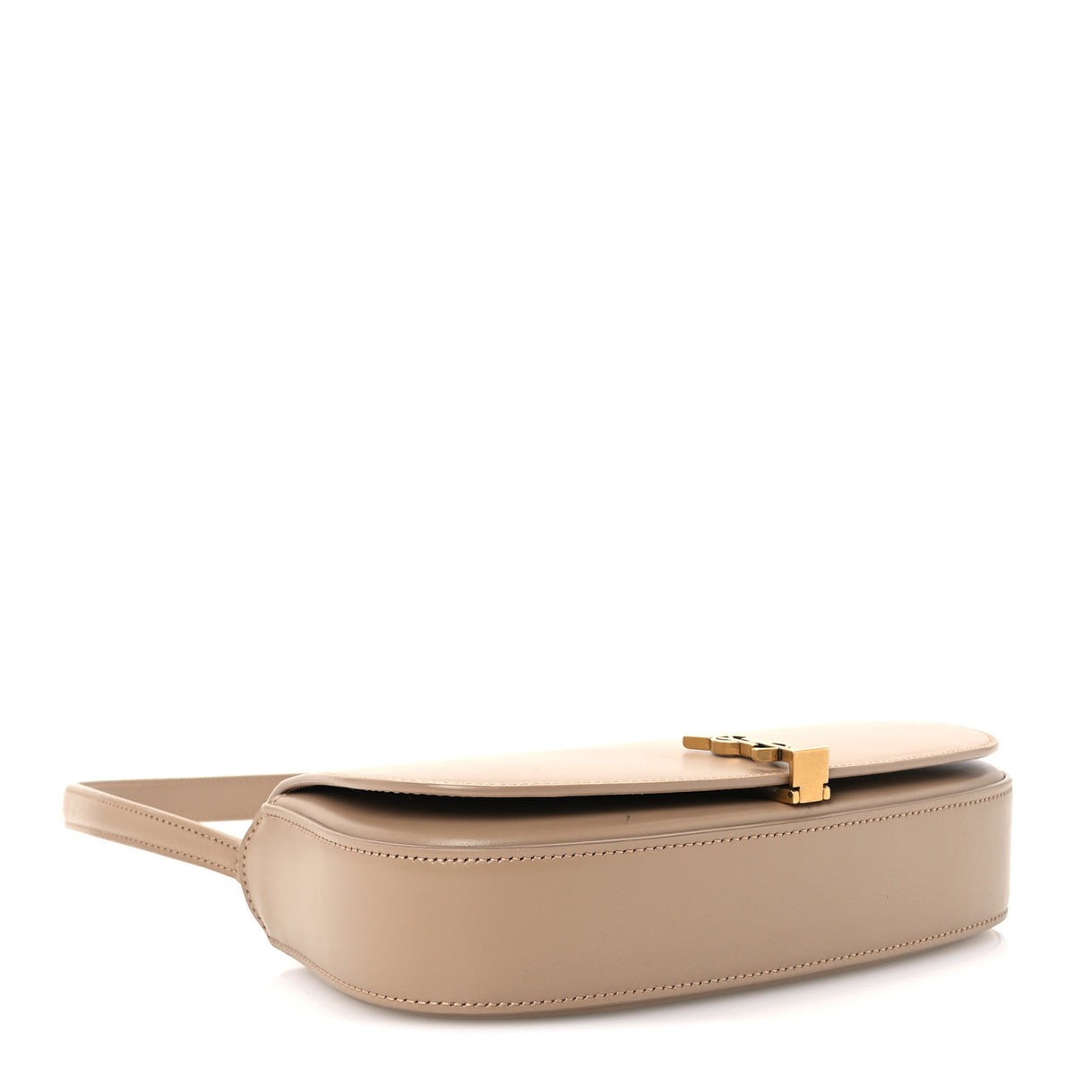 Box Calfskin Mini Voltaire Shoulder Bag Dark Cork