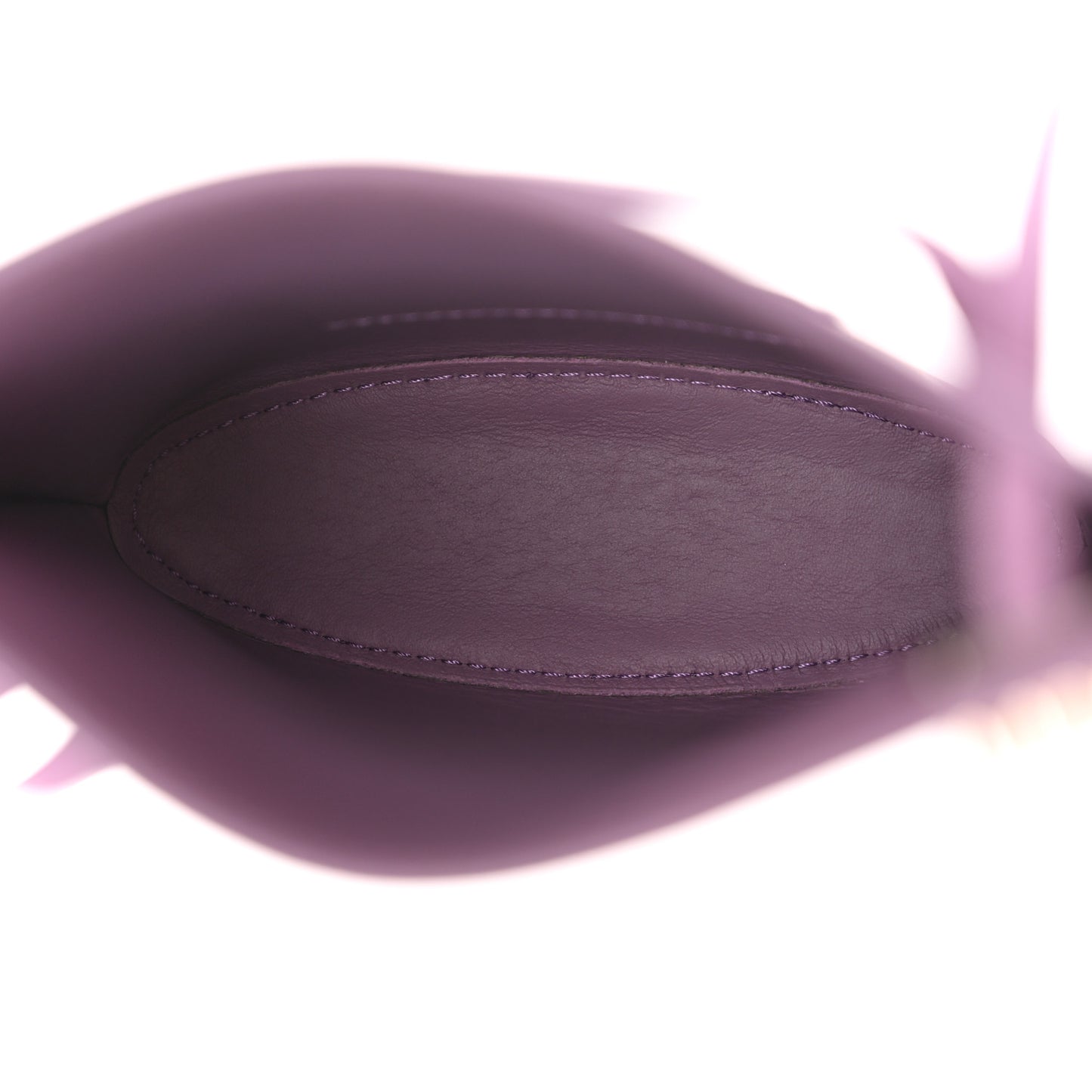 Smooth Calfskin Dice Pocket Purple