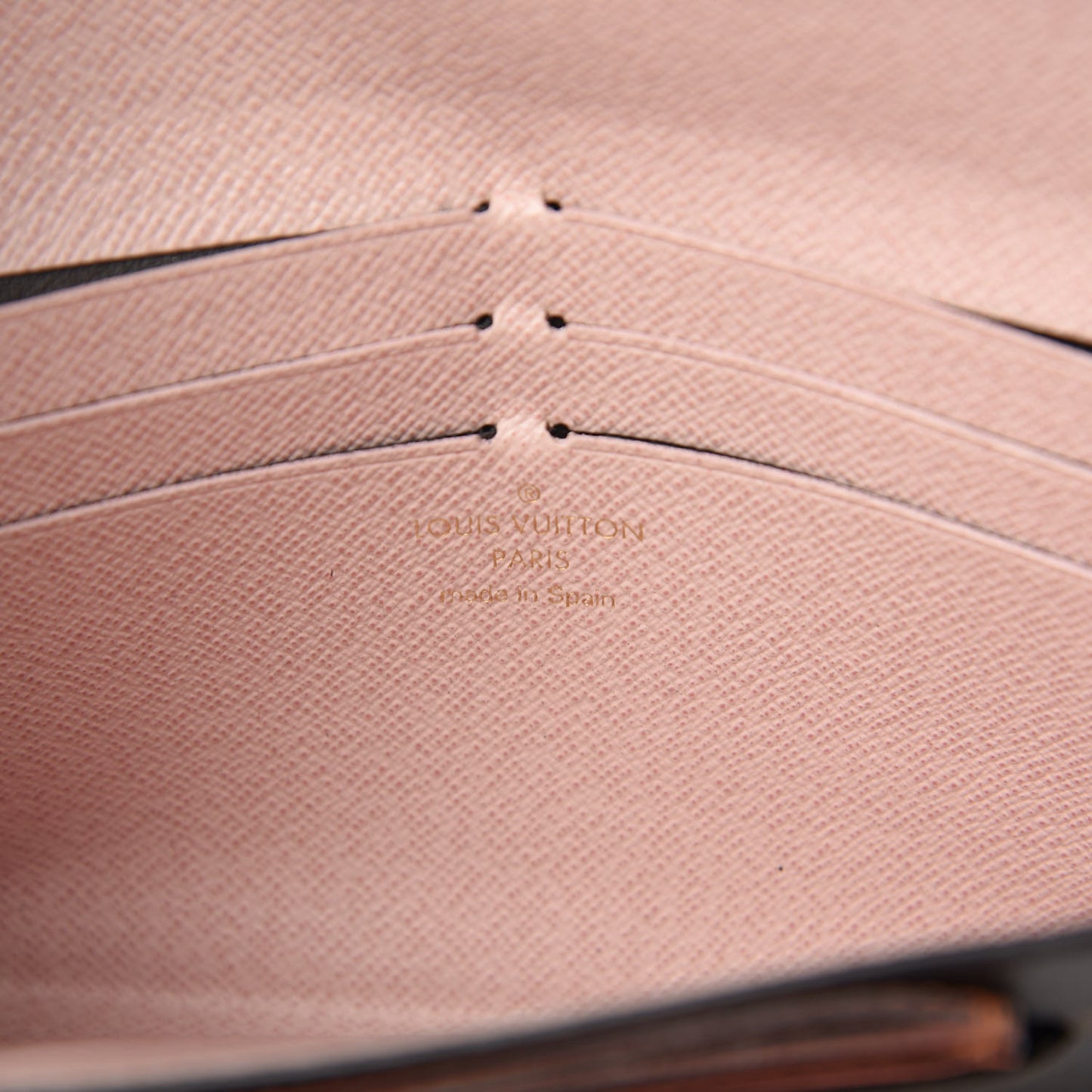 Monogram Jeanne Wallet Rose Ballerine