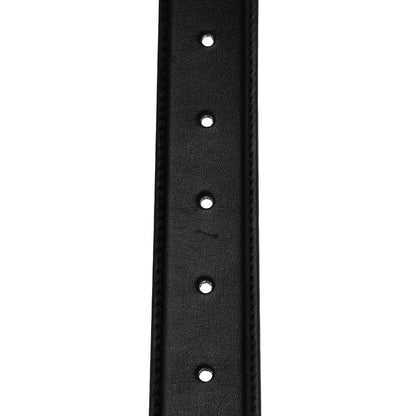 Gucci Calfskin Baguette Crystal Double G 30mm Belt 90 36 Blue Light Sapphire 3 of 5