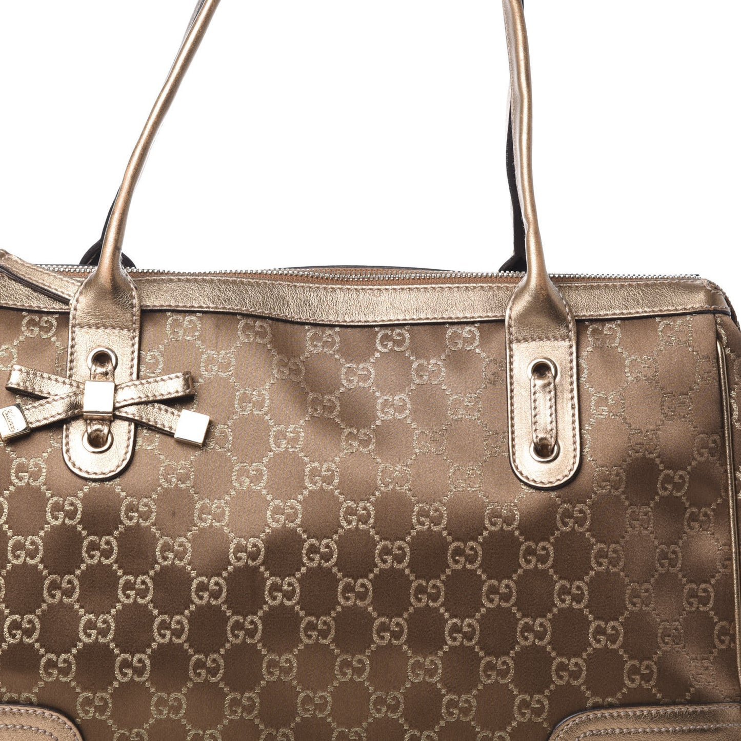 Monogram Medium Princy Tote Gold