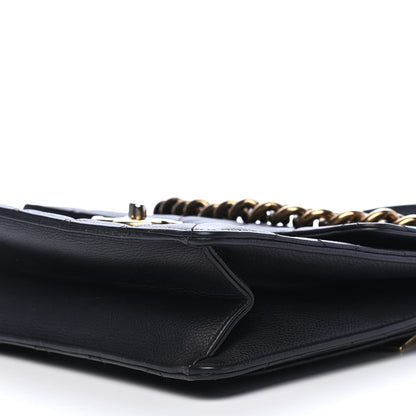 Chanel Caviar Quilted Large Retro Class Flap Dark Grey 9 of 9