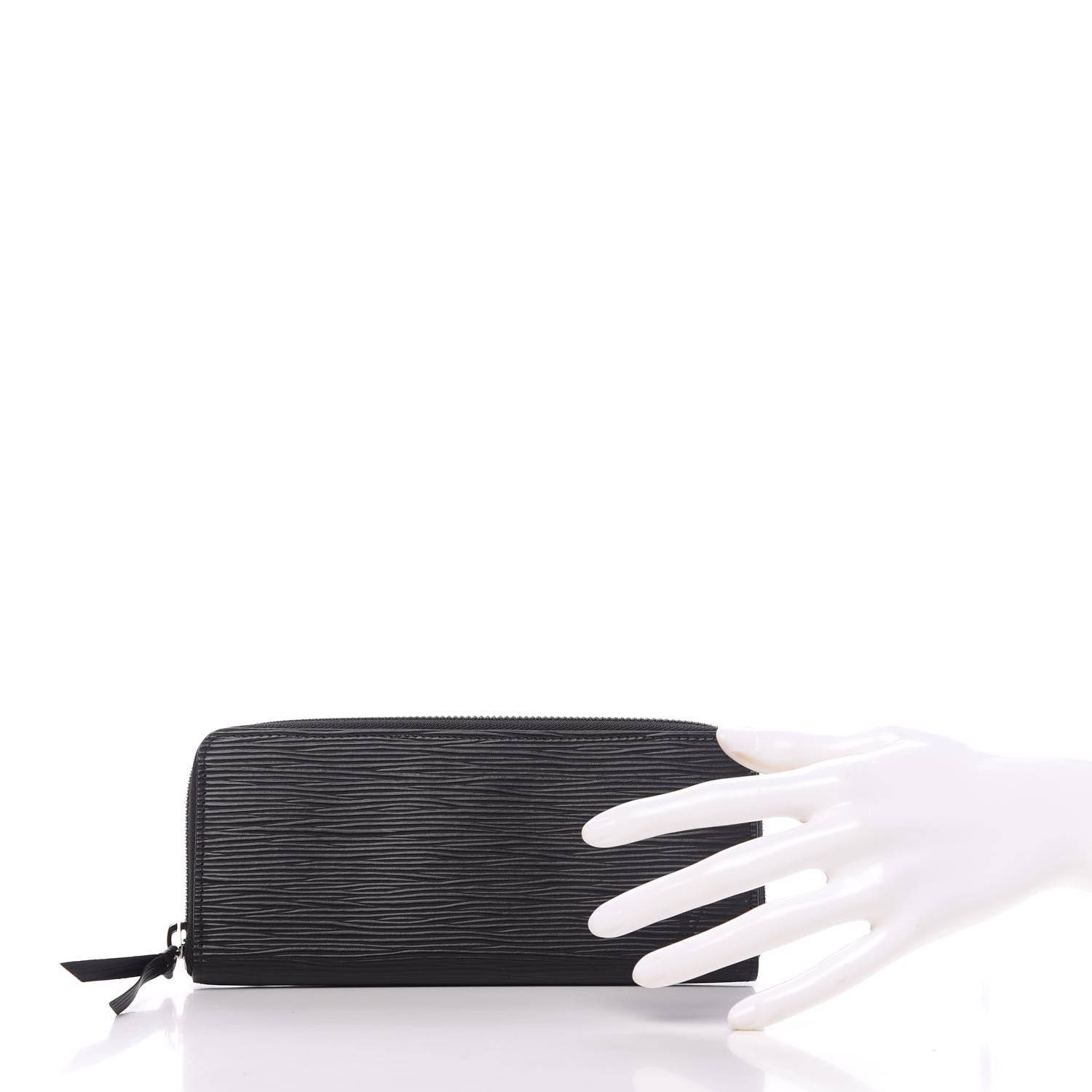 Louis Vuitton Epi Clemence Wallet Black 2 of 10