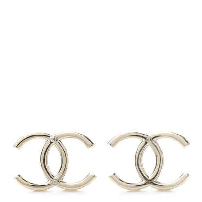 Chanel Baguette Crystal High Society CC Earrings Gold 4 of 5