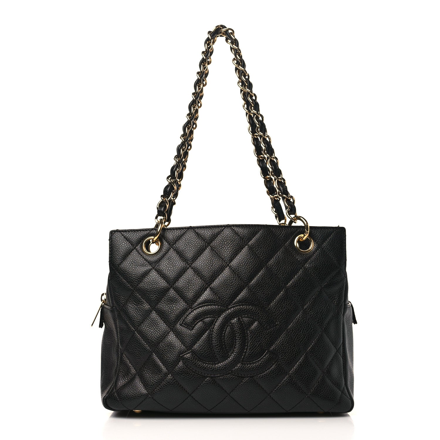 Chanel Caviar Quilted Petit Timeless Tote PTT Black 1 of 10