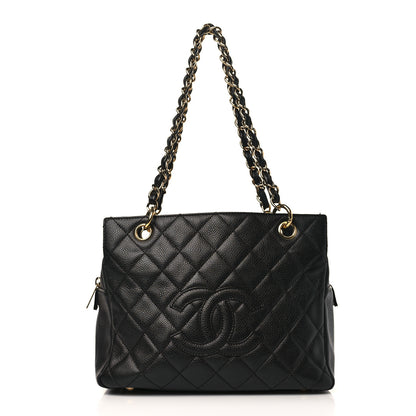 Chanel Caviar Quilted Petit Timeless Tote PTT Black 1 of 10