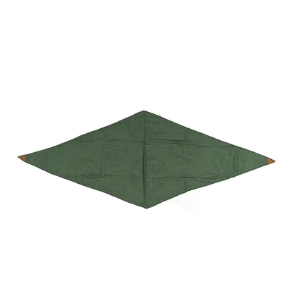 Hermes Cashmere Silk New Libris Losange Scarf GM Vert Sauge 1 of 3