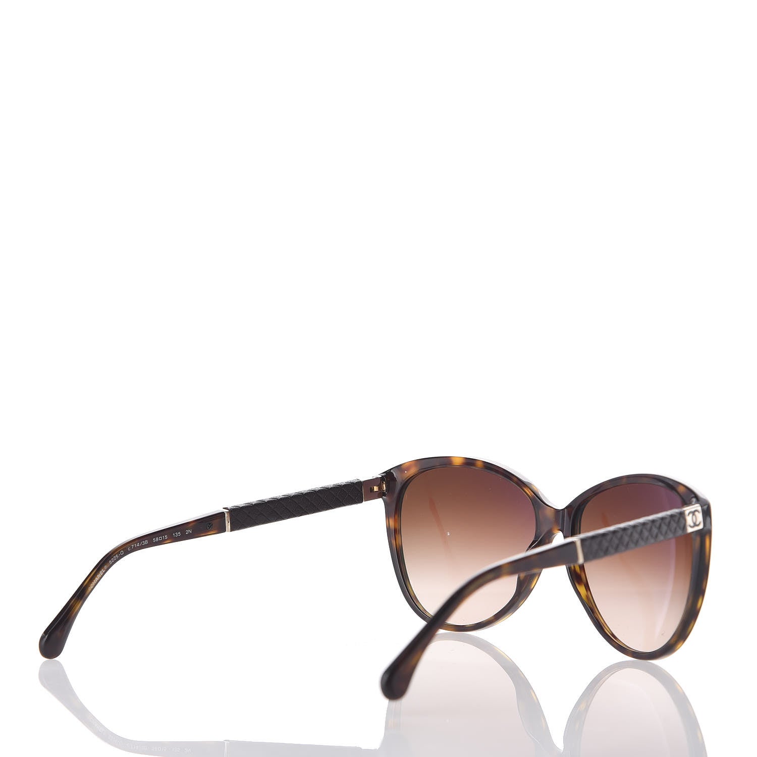 Chanel Quilted CC Sunglasses 5225-Q Tortoise 3 of 6