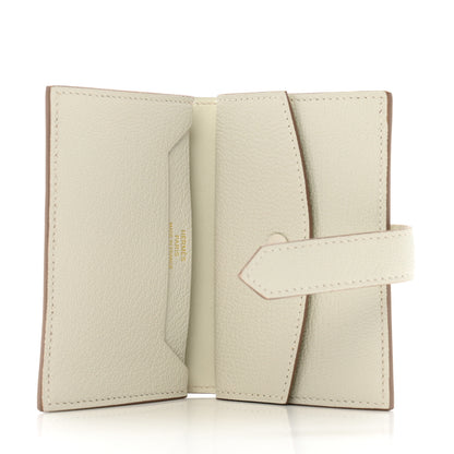Hermes Chevre Mysore Mini Bearn Wallet Mushroom 5 of 9