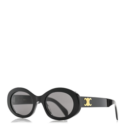 Celine Acetate Triomphe 01 Sunglasses CL 40194U Black 1 of 7