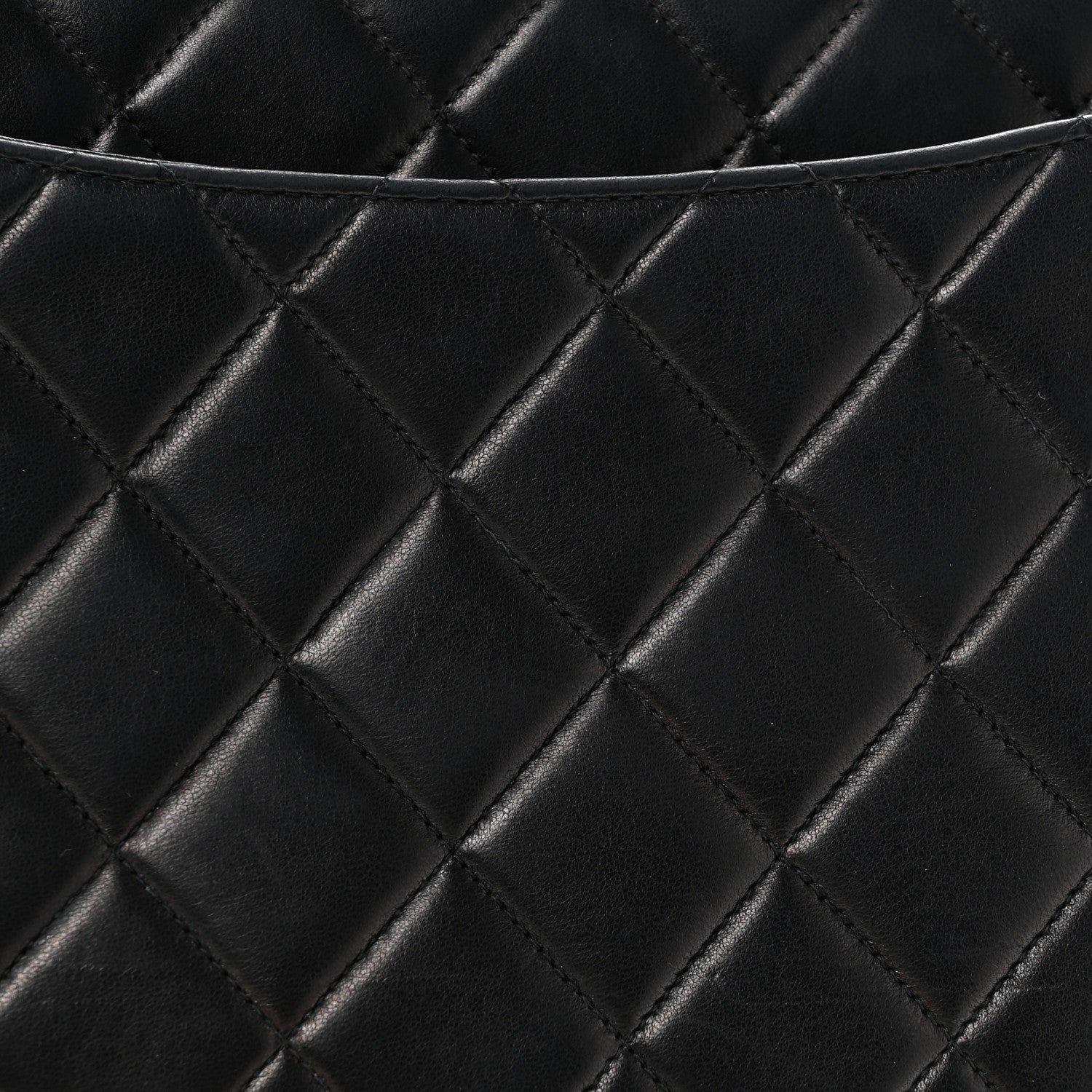 Chanel Lambskin Quilted XL Jumbo Single Flap Black 15 of 15