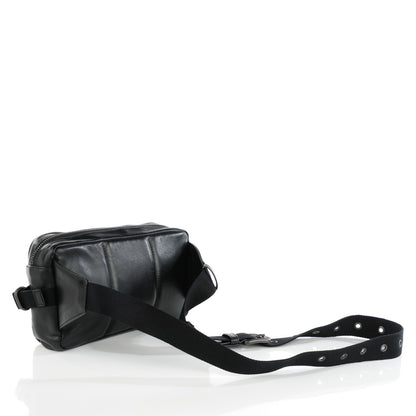 Bottega Veneta Calfskin Intrecciato Belt Bag Black 3 of 8